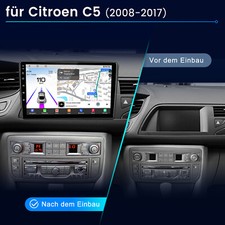 128GB Android 13 Autoradio Für Citroen C5 III 08-2016 Carplay GPS Navi 4G BT SWC