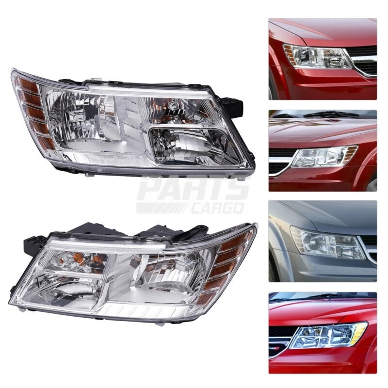 Nuevo conjunto de luces halógenas laterales izquierdo y derecho para Dodge Journey 2009-2020 Foto 2 de 4