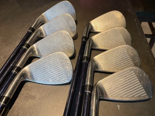 Mizuno JPX E600 Iron Set 8pcs 5-Pw,Fw,Sw Flex SR Stiff Regular Original Carbon - Picture 3 of 8