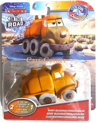 Disney Pixar Cars Baby Quadratorquozaur w 2 kolorach Color Changer 2022 NOWY ORYGINALNE OPAKOWANIE - Zdjęcie 1 z 3