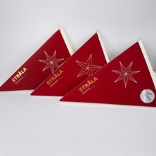 IKEA STR LA Star Lamp Shade 28" Lot of 3 Christmas Holiday Decor