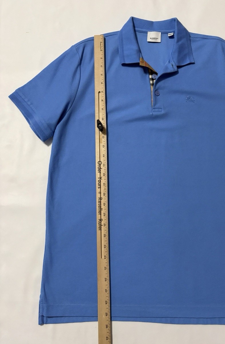 BURBERRY Polo Shirt TB XL Blue | eBay