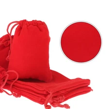 50pcs VELVET BAGS 2.76" x 3.5" party wedding gift jewelry drawstring soft pouch
