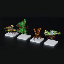 Compatible 4-in-1 Fall Creatures Butterflies Insect Model with Base 470