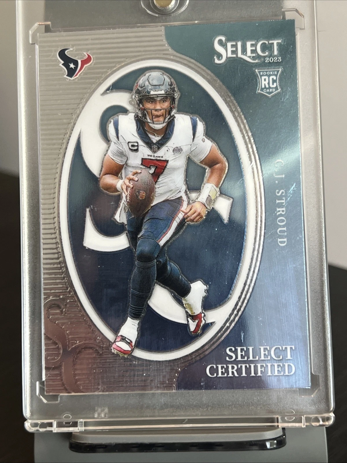 CJ Stroud Panini Select Certified Rookies #CROCST Black Prizm 1/1