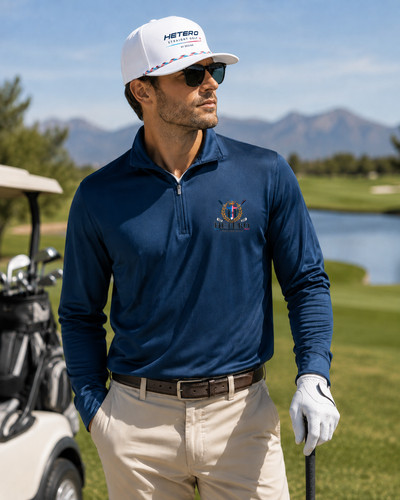 HETERO By Design Straight Golf Imperial Wrightson Cap – Men's Golf Hat