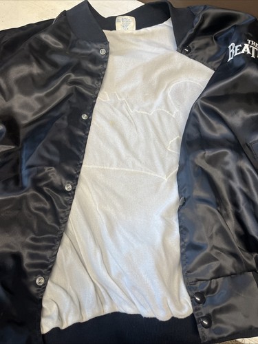 Vtg the beatles bomber jacket westark embroidered Sz XXL Snap Buttons RN 66815 - Picture 14 of 22