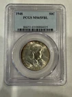 1948 P Franklin Silver Half Dollar PCGS MS65FBL Full Bell Lines