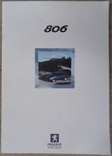 Peugeot 806 Range Brochure 2000 - LX  GLX  GTX