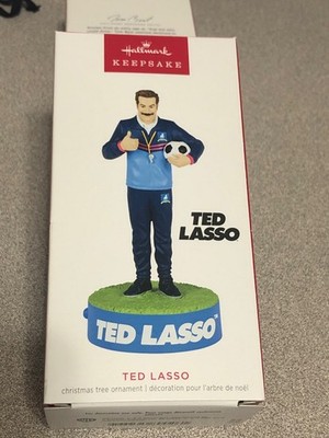 BRAND NEW 2023 HALLMARK TED LASSO CHRISTMAS ORNAMENT MIB