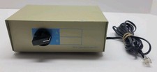 Vintage 2 Port Data Transfer Switch Box A/B Position
