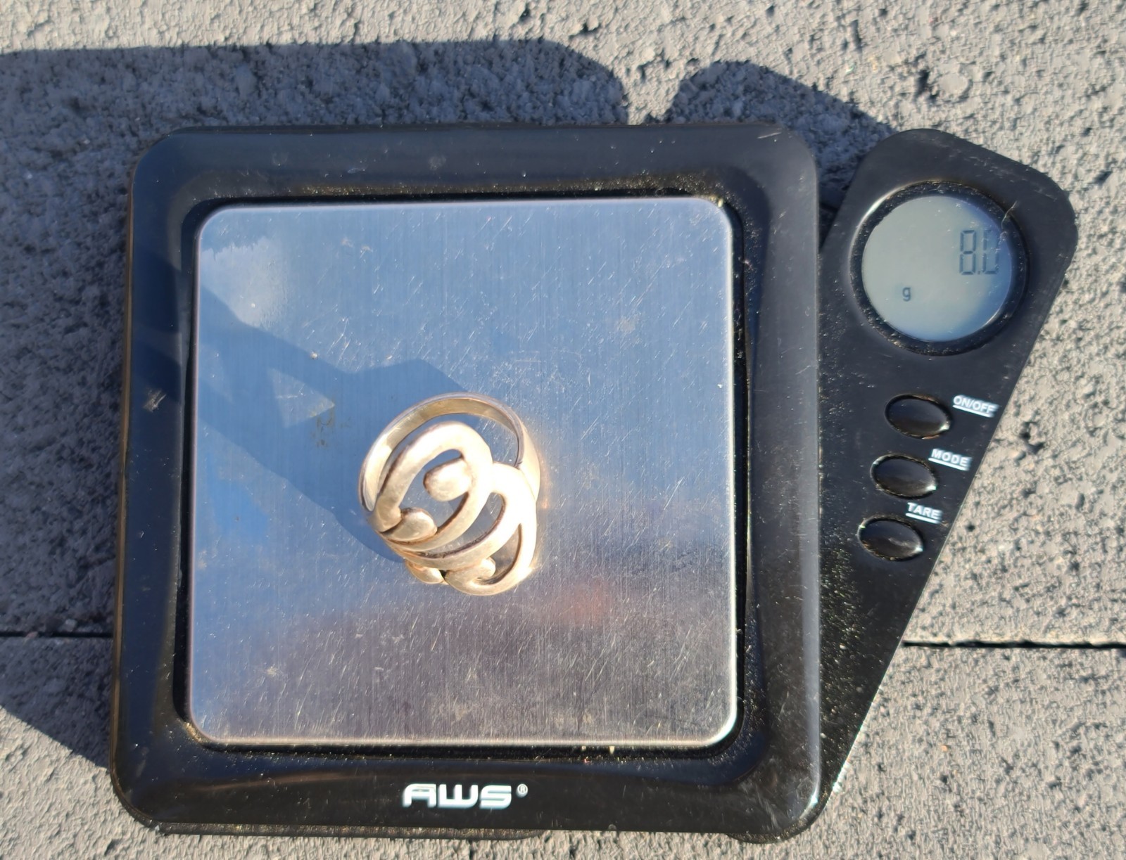 Sterling 925 Solid Silver Scroll Ring Size 9.5 - image 7