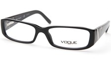 New VOGUE VO 2590 W44 Black Eyeglasses Frame 51-15-135mm B26mm