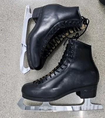 SP Teri Super Figure Skates in black leather with Mk Professional blades SP-Teri Ice Skates for Women | eBay main image 3
