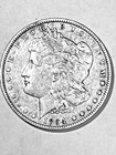 1894 O   MORGAN DOLLAR   original natural toning    AU — photo 1