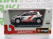Fiat Abarth Grande Punto Burago 1/43 Bianco 2007
