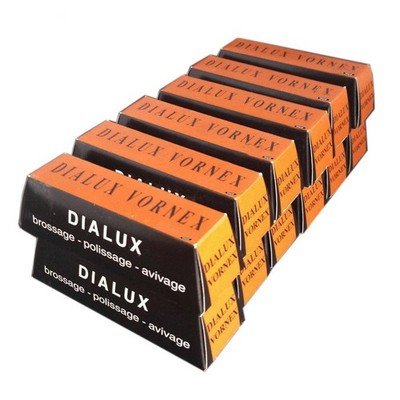 Dialux Orange Vornex Pre-Polish Tripoli Cutting Compound For Metals 12 Bars