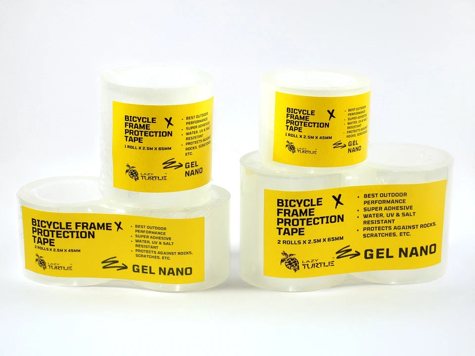 Bike / Bicycle Frame Protection Tape - 2 Rolls x 2.5m x 65mm | Helicopter Tape - image 3 of 3