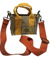 Selina Vaughan Iowa State Fair Crossbody Mini Micro Canvas Tote Bag Purse