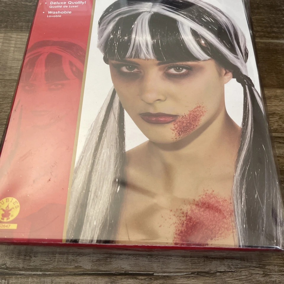 Nueva Peluca Zombie Escuela Niña Deluxe Calidad Lavable Rubíes Personaje Pelucas Foto 2 de 4