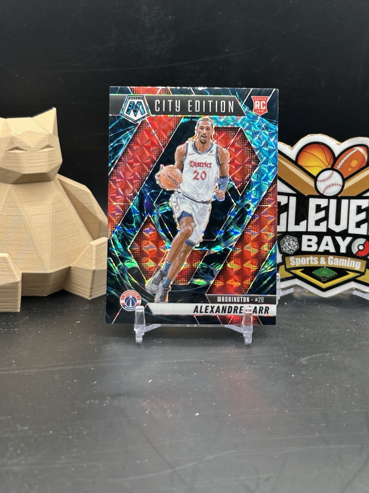 Alexandre Sarr 2024-25 Panini Mosaic City Edition RC Genesis Wizards #278 (CBMH)