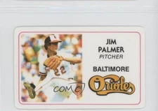 1981 Perma-Graphics/Topps Credit Cards Jim Palmer #125-028 HOF 0w6