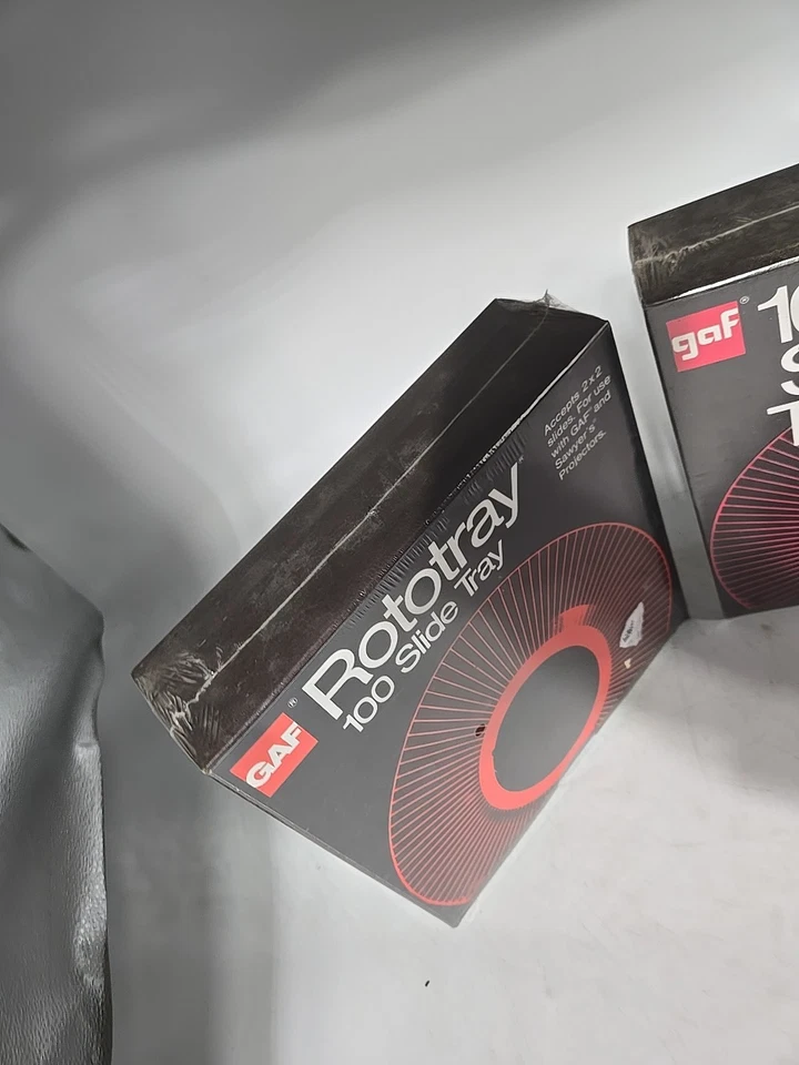 GAF Sawyers Rototray 100 Slide Tray 2x2 35mm Sawyer's Projectors Sealed NEW 2ct - Image 3 of 4