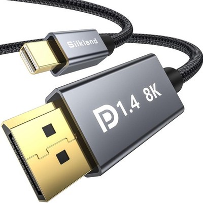 Displayport Kabel Mini DisplayPort auf DisplayPort 1.4 8K 60Hz 144Hz HDR G-Sync
