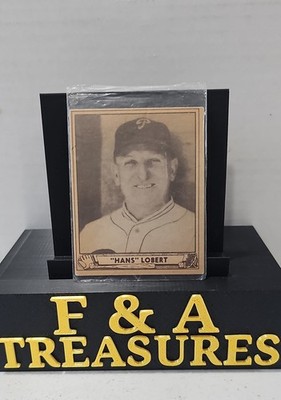 1940 Play Ball - Hans Lobert #160 Regular Back (RC)