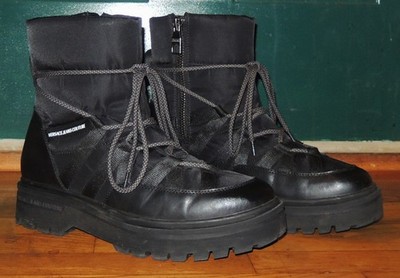 Versace Jeans Couture Black Syrius boots Men's size 10.5 M Excellent condition