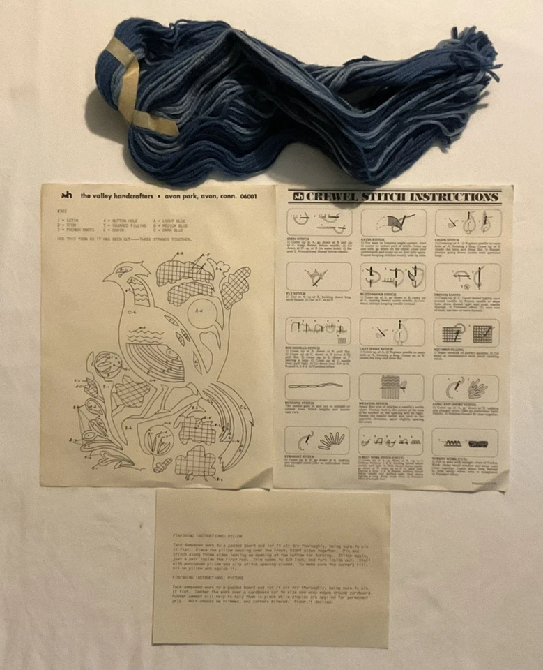 Винтажный комплект для вышивки крестом настенный подвесной птица сопротивление 14x18 бельгийский лен - Изображение 4 из 4