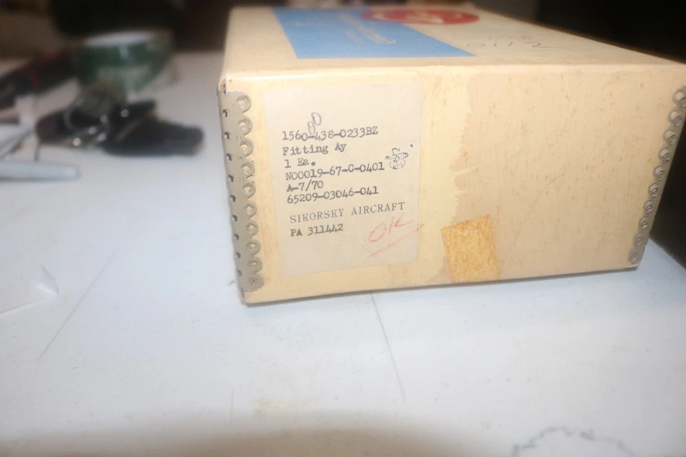 Nuevo de Lote Antiguo Sikorsky CH-53B Helicóptero PN 65209-03046-041 1560-00-438-0233 Foto 2 de 4