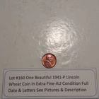 Lot #160 One Beautiful 1941-P Lincoln Wheat EF-AU See Pictures & Description