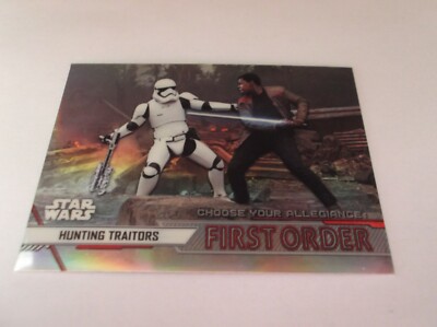 Star Wars Chrome Perspectives ''HUNTING TRAITORS'' #CF-3 Trading Card - 2020