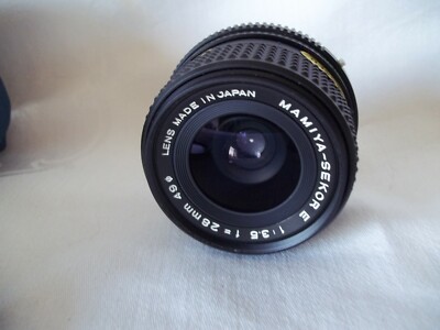 Mamiya 28mm f3.5 sekor E wide angle manual focus With Case