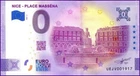 UEJV / NICE - PLACE MASSENA / €0 BANKNOTE / ZERO EURO BANKNOTE / €0 2021-2