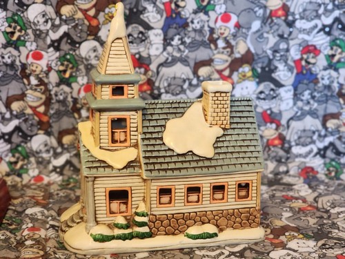 Colección de Navidad Lefton Colonial Village 1987 Faith Church TWD#06333 - Leer - Imagen 2 de 6