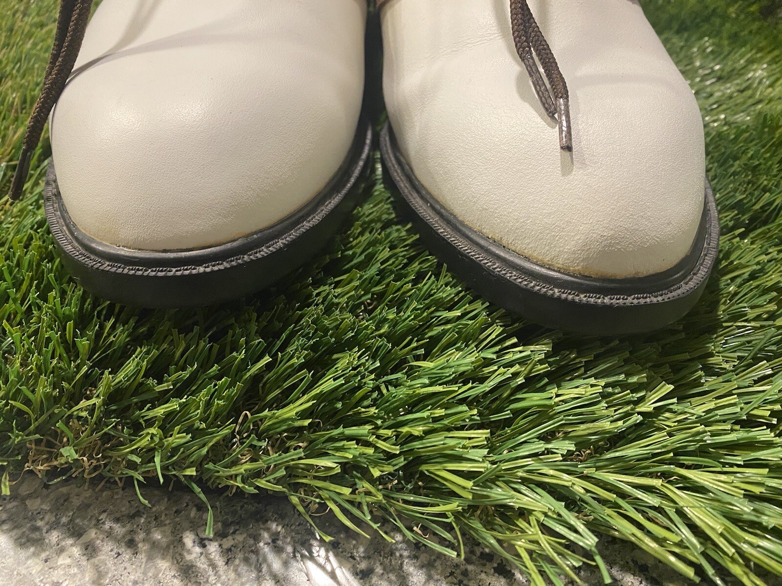 Dunlop Classic Saddle Golf Shoes Spikeless Men Size 13 White Brown eBay