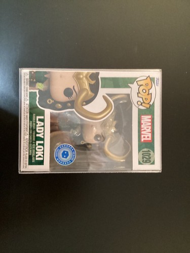 Lady Loki Funko Pop #1029 Marvel Pop in a Box Exclusive with Pop Protector