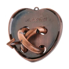 Metal IQ Game Jigsaw Intelligent Lock Brain Teaser Puzzle Kids Toy Gift