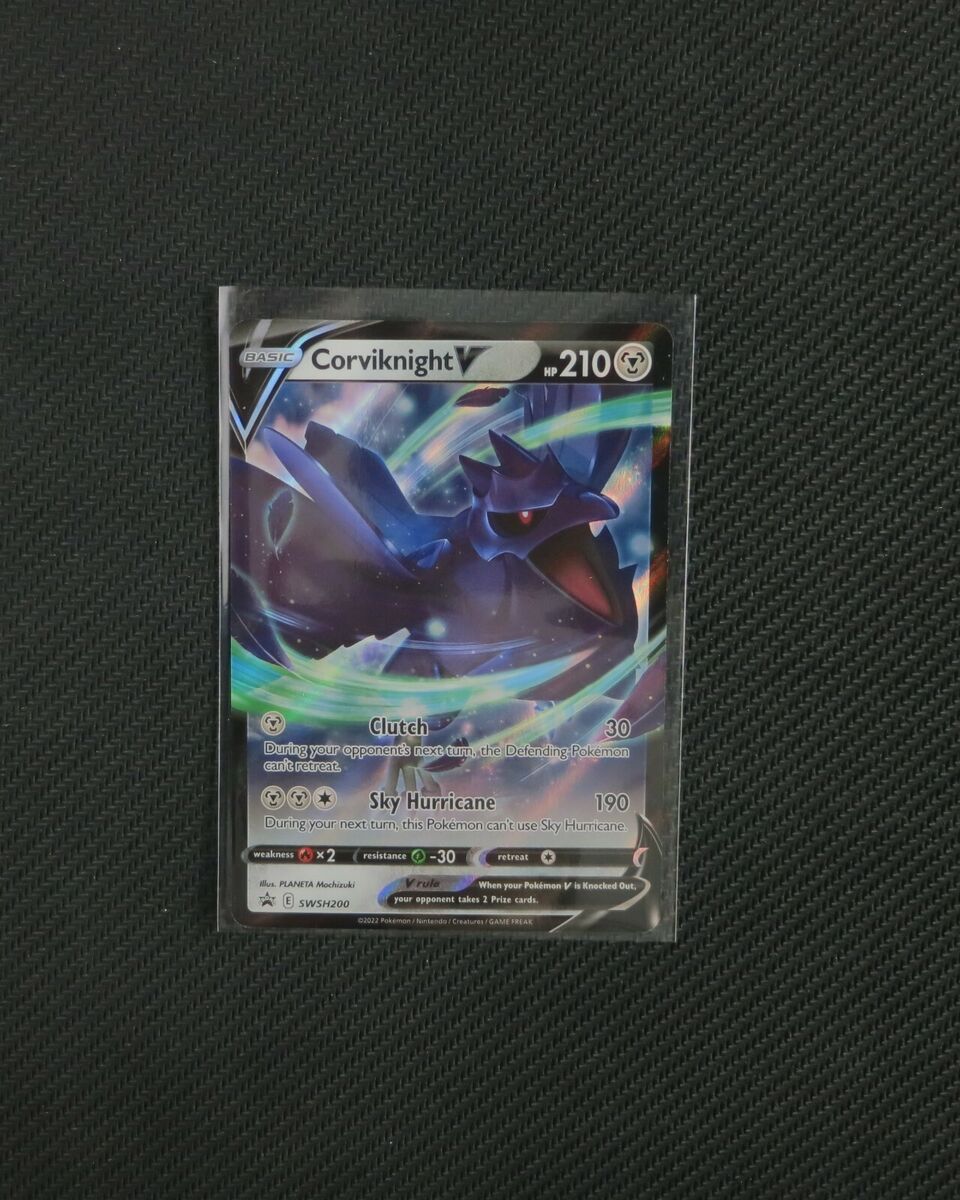 Corviknight V SWSH200 ULTRA RARE HOLO Black Star Promo Corviknight V SWSH200 ULTRA RARE HOLO Black Star Promo