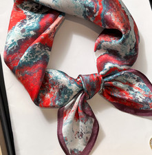 100 Mulberry Silk Scarf Women's Square 53X53CM fashion Printed shawl Scarf new