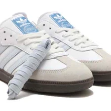 adidas Samba OG Shoes White Retro Classic Sneakers Originals Trainers Men Size