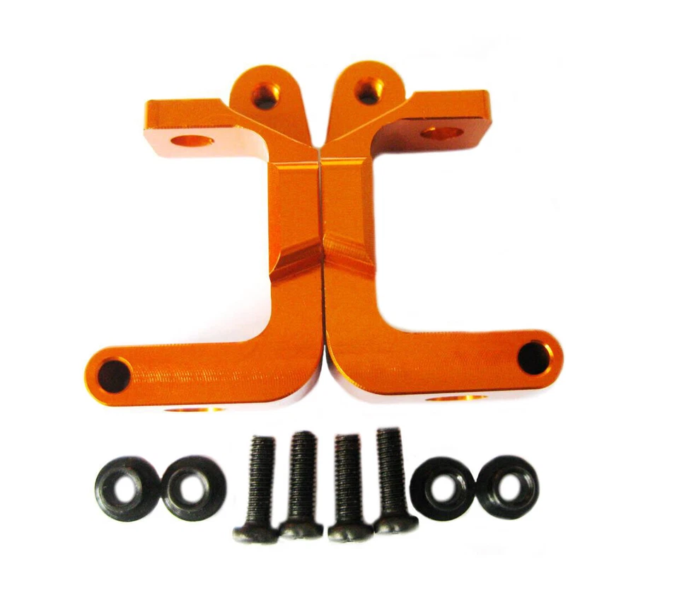 Aluminum Alloy metal Upgrade DIY parts Orange Fit For 1/10 HPI WR8_flux Rc Car - Image 3 of 4