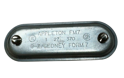 Box of 20) Emerson APP370IG Steel FM7 Blank Cover w/Gasket 1