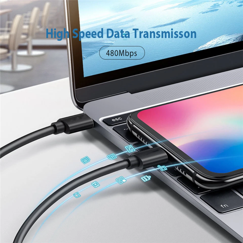 For Samsung Galaxy S24 S23 S22 S21 S20 S10 S9 Plus Fast Charger 4FT Type-C Cable - Image 3 of 4