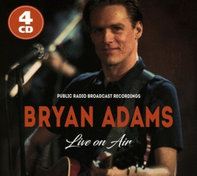 BRIAN ADAMS - LIVE ON AIR-RADIO BROADCASTS  4 CD NEU