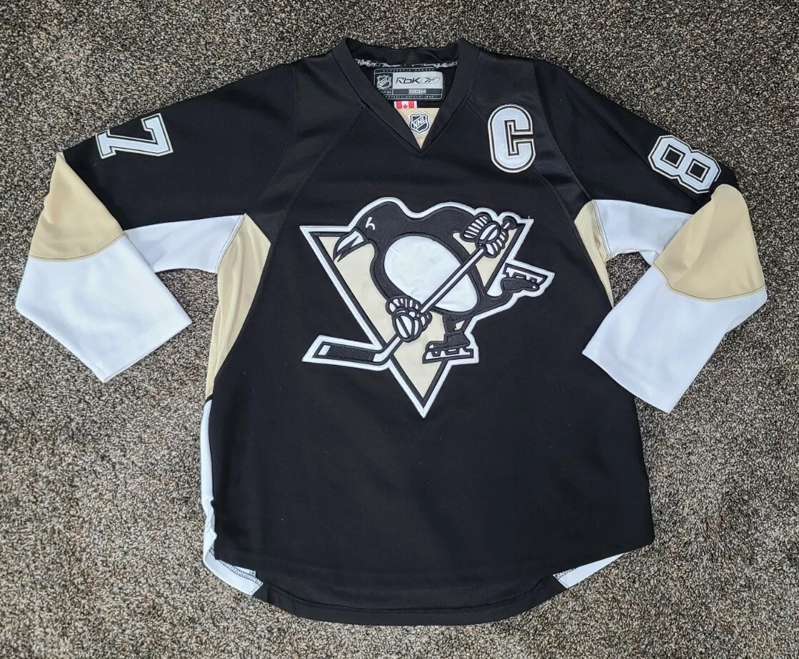 #87 Crosby - Fanatics NHL Official Pittsburgh Penguins Captain Jersey  (Black)