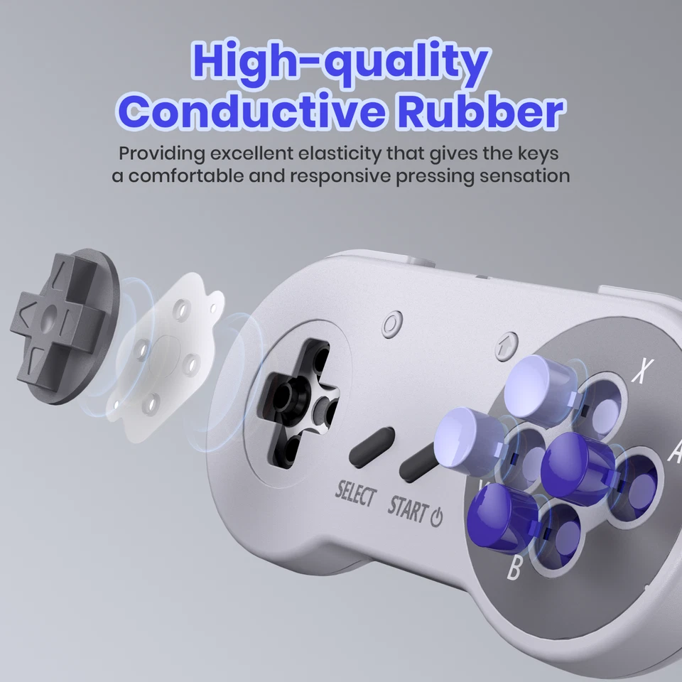 SNES Switch Online Gamepad Wireless USB Controller For Switch Windows PC Android - Image 3 of 4