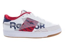 Zapatillas Hombre Rebok Club C 85 Blanco Rojo y Azul Talla 7.5 (US)